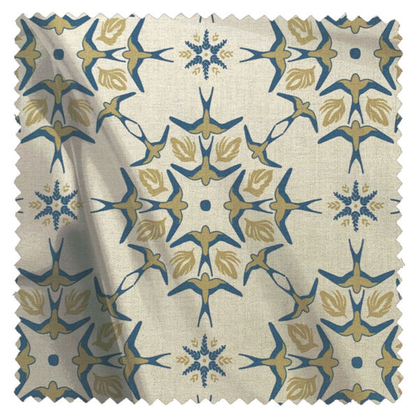 Songbird in Navy & Gold